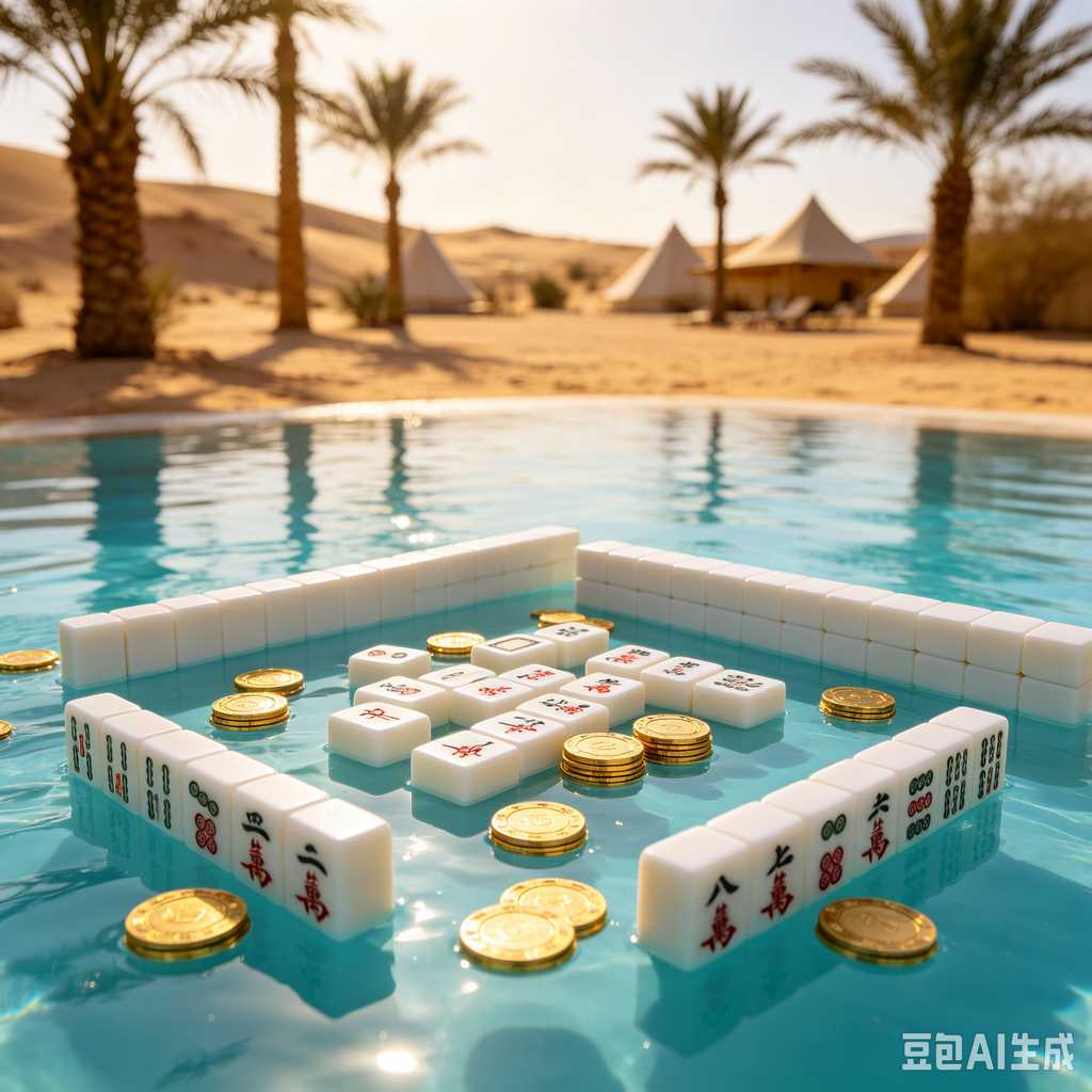 decorative text mahjong set