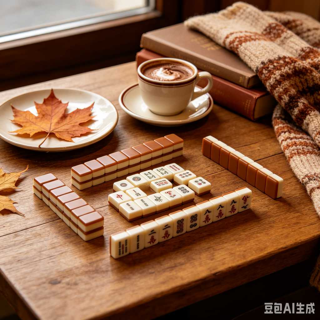 engraved texture mahjong tiles