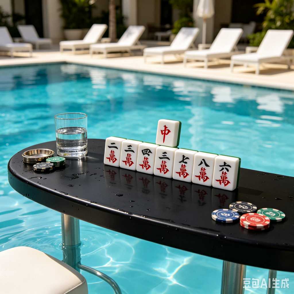 stylish text mahjong set